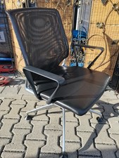 Vitra-Meda Chair-Konferenzstuhl-Leder/Netz-schwarz- Rechnung (94)