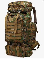 Kabxhueo Camping Rucksack Groß 80L, Survival Rucksack