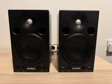 2 x Yamaha MSP3 Powered Monitor Lautsprecher - Schwarz 