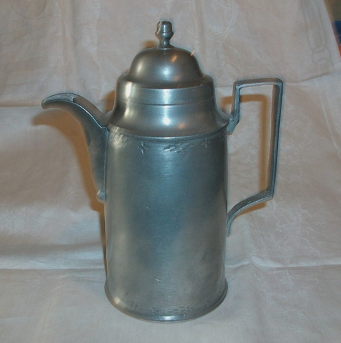Alte zinn kaffeekanne teils - kaffeekanne, -teils
