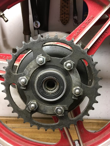 Hinterrad kawasaki gpz 550 750 - hinterrad,