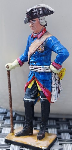 Zinnfigur der alte fritz - zinnfigur,, "