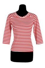 Ringelhemd rot weiß Ringelshirt Damen Gr.S-3XL Köln Karneval Kostüm Fasching