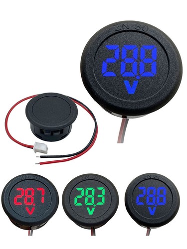 100v auto voltmeter led - dc, 4-100v