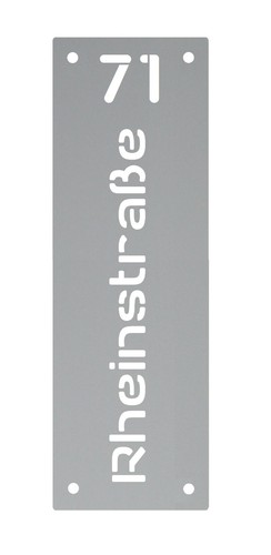 Xxl hausnummer türschild mit - hausnummer,