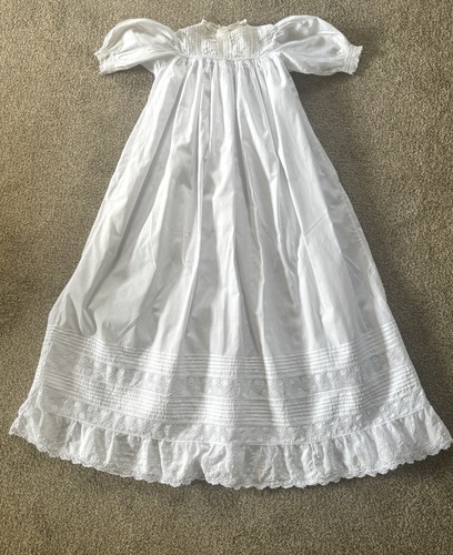 Antikes weißes taufkleid - weißes, aus