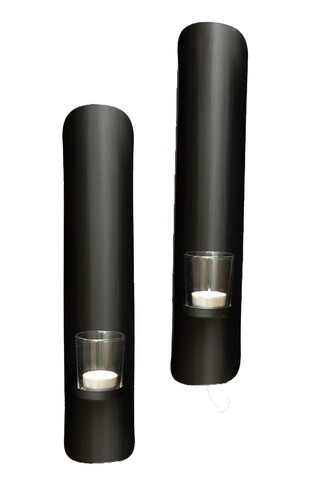 Wandkerzenhalter 2er set - wandkerzenhalter,,