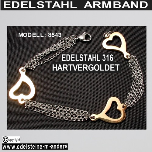 Damen armband herz ketten - herz,