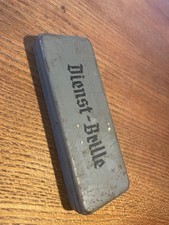 Org. Wehrmacht Etui „Dienst-Brille“ WWII – Metall, 2. Weltkrieg, Sammlerstück