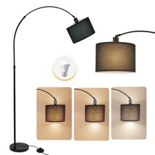 Stehlampe E27 Stehleuchte Design Bogenlampe Leselampe Wohnzimmer Standleuchte DE