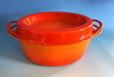 Le Creuset Cousances Doufeu Schmortopf Deckeltopf Bräter orange Nr.20(F025-1703)
