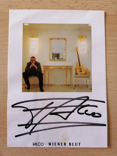Falco original autogramm - -,