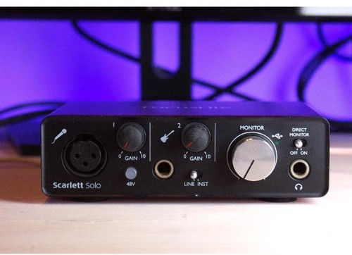 Focusrite scarlett solo 2nd - scarlett,