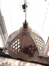 landhaus deko gebraucht Lampe alt einzigartig und schön fehlerfrei anschlußferti