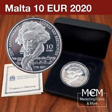 # 10 EURO MALTA 2020 SILBER