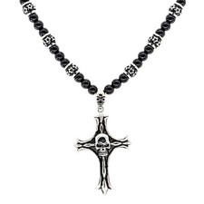 Onyx halskette perlen kette - halskette,