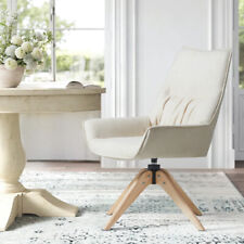 Esszimmerstühle drehbar Drehstuhl Küchenstuhl Polsterstuhl Armlehnstuhl Weiß