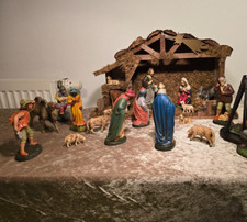 Holz Stall und 19 alte große