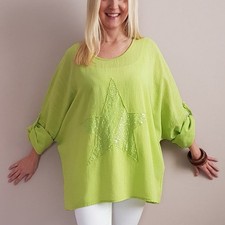 Italy sommer tunika bluse - sommer,