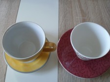 V&B-Tasse mit Untertasse & IKEA-Tasse mit V&B Untertasse