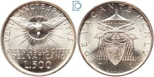 Vatikan, Vatikanstadt, 500 Lire 1958 - Sede Vacante - Silber [MZ794