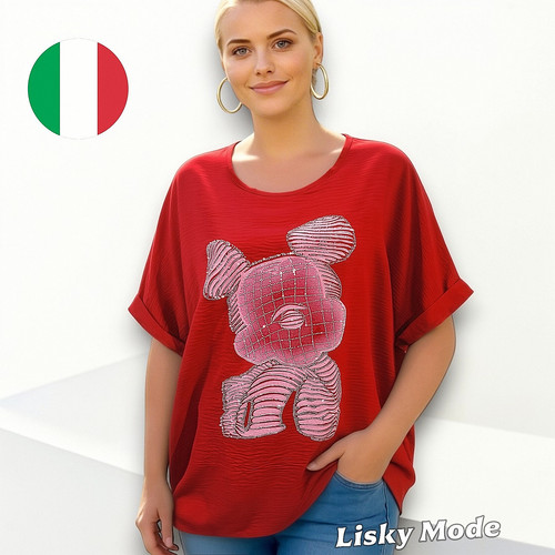 Italy damen shirt oversized - italy,