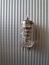 6067  Brimar  tube, Yellow-T, Long Plates - (ECC82 12AU7 CV491 B329 CV4003)