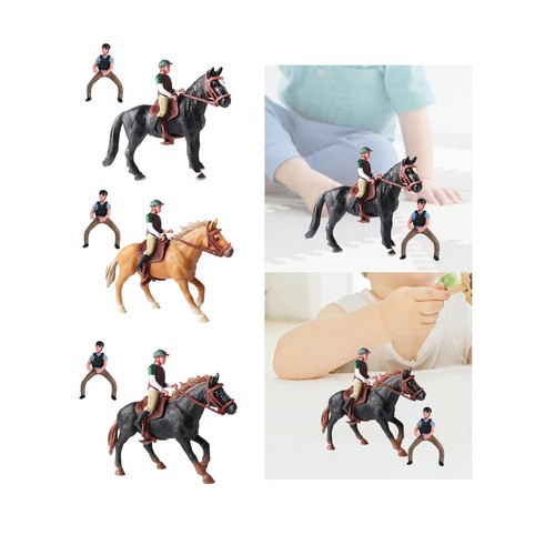 Pferd actionfigur mit sattel - pferd,
