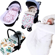 BABYLUX Fußsack 90cm Babyschale Kinderwagen Buggy Sommer Frühling Baumwolle