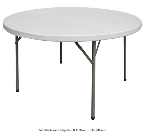 Catering buffettisch rund - rund,