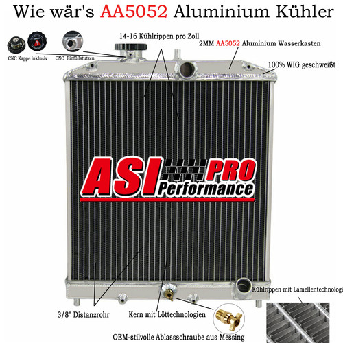 Reihe 62mm alu - reihe, kühler