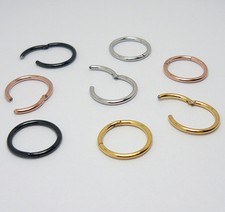 Nasenpiercing Segmentring Septum Nasenring Brust Lippen Ohr Scharnier Clicker