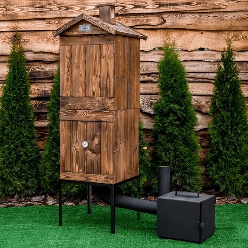 Räucherkammer aus holz - aus,