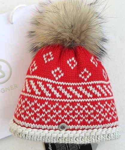 Warme bogner pudelmütze mit - bogner,