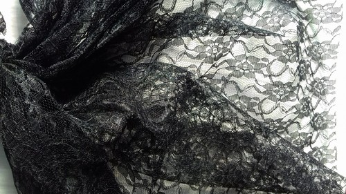 Schwarzer spitzenstoff 2 - spitzenstoff,