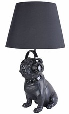 Tischlampe Mops over-ear