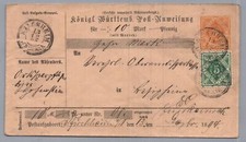 Württemberg Ganzsache