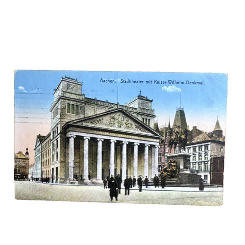 Postkarte aachen stadttheater - postkarte,
