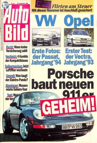Auto bild 1992 - bild, toyota