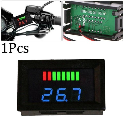 Led digital voltmeter batterie - digital,