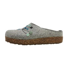 Haflinger Grizzly Amaya Damenschuhe Hausschuhe Grau Freizeit