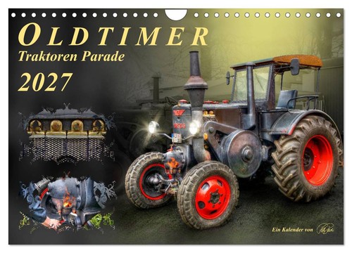 Oldtimer traktoren parade - -,