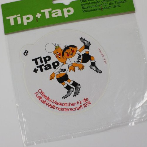 Aufkleber tip tap - aufkleber, fußball