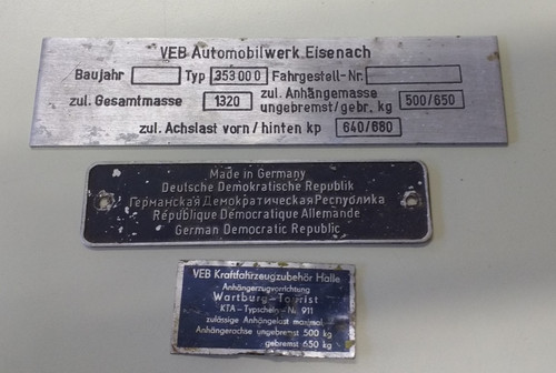 Original ddr veb eisenach - original,