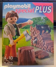 Playmobil Special Plus 5412 Holzfäller mit Axt & Tieren NEU & OVP Sammler 4-10 J