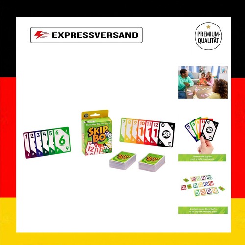 Skip kartenspiel von mattel - skip-bo,