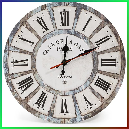 Zoll holz wanduhr - zoll,
