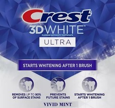 Crest 3D White vivid mint ULTRA Zahnpasta 147g - USA Import - Versand aus D