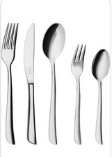 Besteckset von Justinus In Silber. 60-teilig. Für 12 Personen in Edelstahl