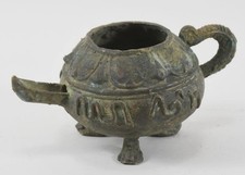 Bronze öl lampe - Öl-lampe, |